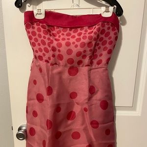 Kay unger cocktail strapless dress size 4